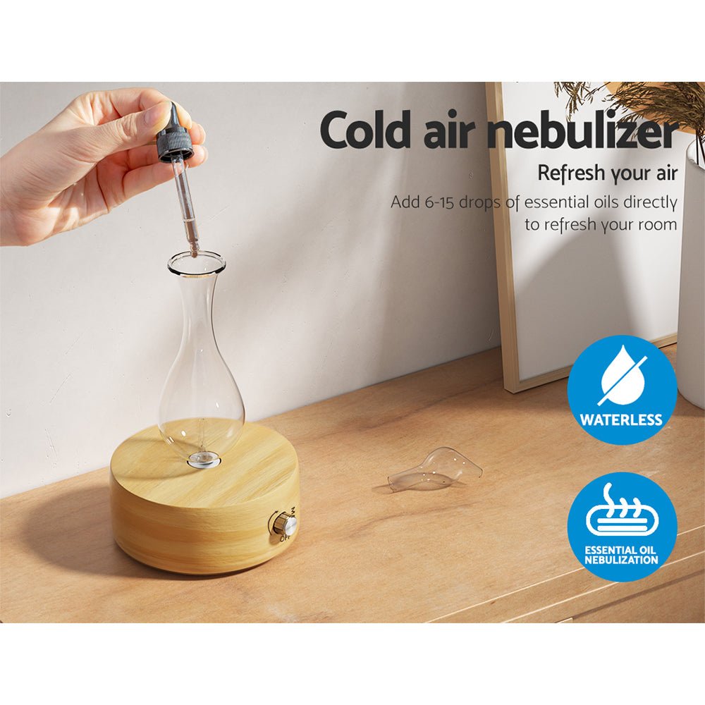 Aroma Diffuser Aromatherapy Waterless - Appliances > Aroma Diffusers & Humidifiers > Aroma Diffusers - Rivercity House & Home Co. (ABN 18 642 972 209) - Affordable Modern Furniture Australia