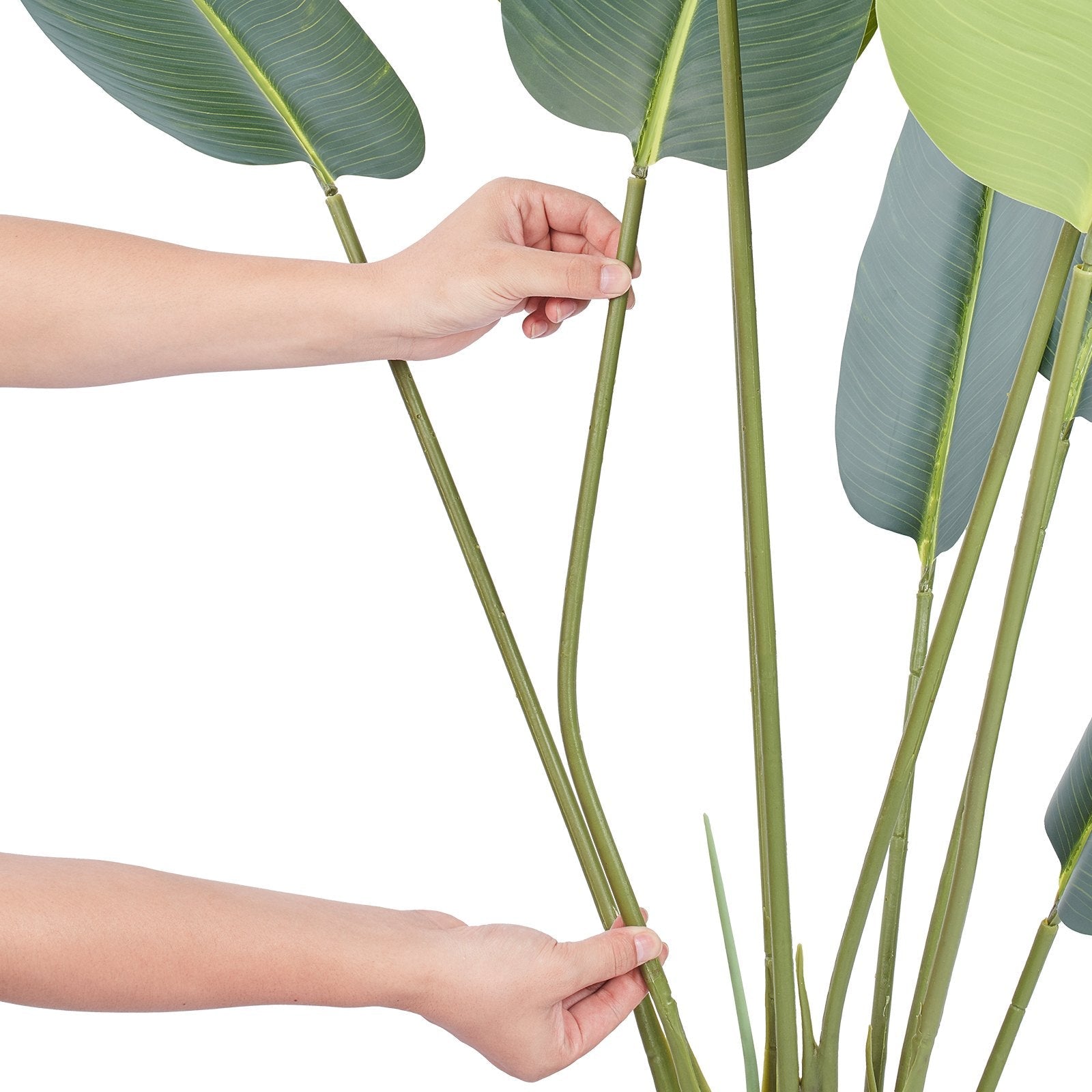 Artificial Birds of Paradise Tree 1.5m Tall with Anti-Tip Protection - Green - Home & Garden > Artificial Plants > Artificial Flowers & Plants - Rivercity House & Home Co. (ABN 18 642 972 209) - Affordable Modern Furniture Australia