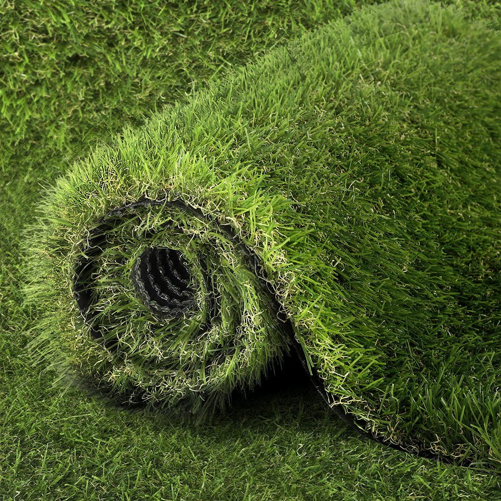Artificial Grass 35mm 2mx5m Synthetic Fake Lawn Turf Plastic Plant 4 - coloured - Home & Garden > Artificial Plants - Rivercity House & Home Co. (ABN 18 642 972 209) - Affordable Modern Furniture Australia