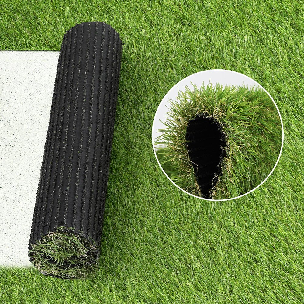 Artificial Grass 35mm 2mx5m Synthetic Fake Lawn Turf Plastic Plant 4 - coloured - Home & Garden > Artificial Plants - Rivercity House & Home Co. (ABN 18 642 972 209) - Affordable Modern Furniture Australia