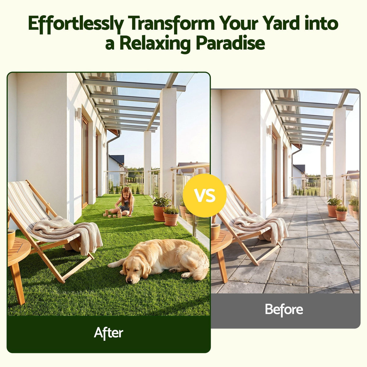Artificial Grass Turf Tiles Interlocking Mat for Balcony and Pets 12 Pack - Home & Garden > Artificial Plants > Artificial Grass - Rivercity House & Home Co. (ABN 18 642 972 209) - Affordable Modern Furniture Australia