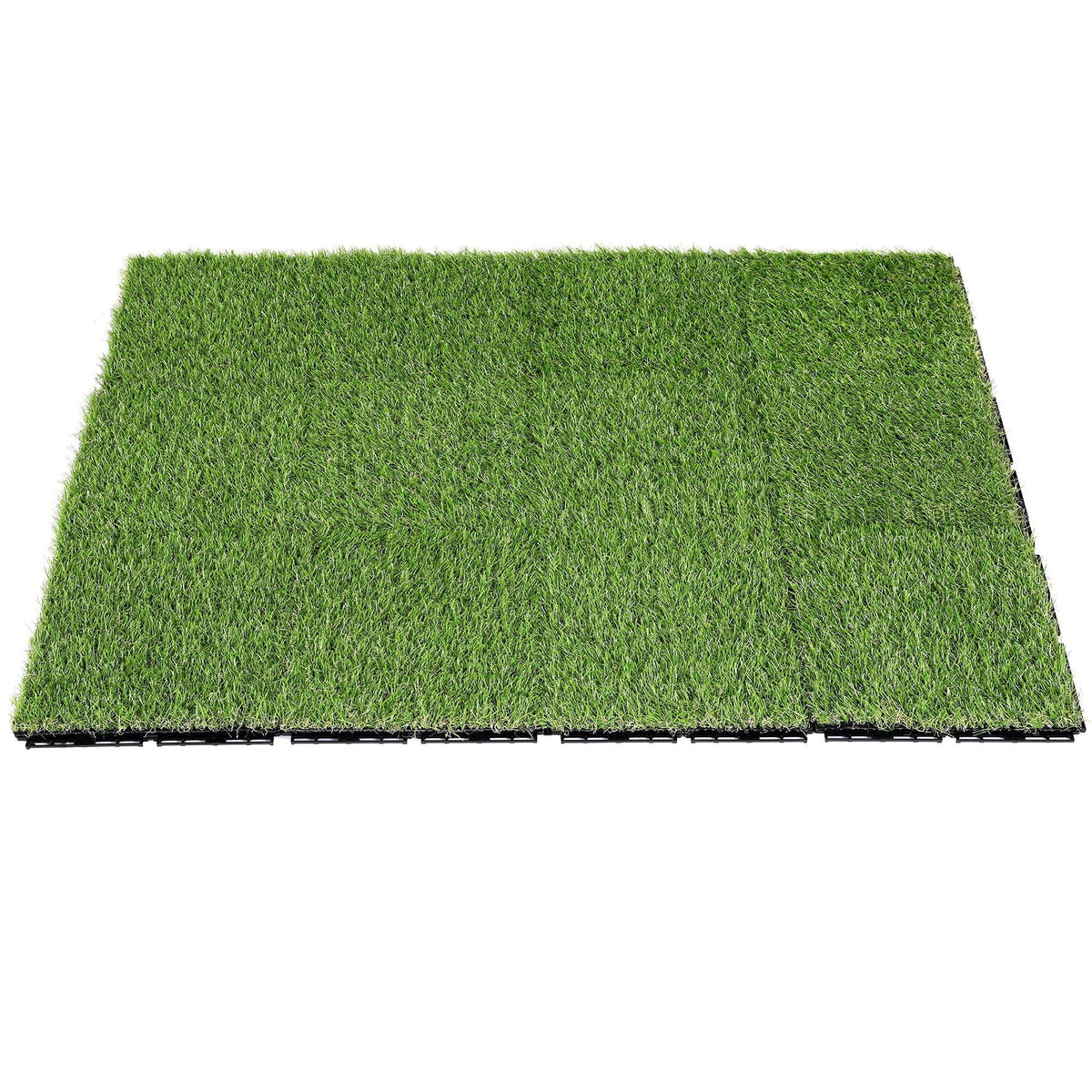 Artificial Grass Turf Tiles Interlocking Mat for Balcony and Pets 12 Pack - Home & Garden > Artificial Plants > Artificial Grass - Rivercity House & Home Co. (ABN 18 642 972 209) - Affordable Modern Furniture Australia