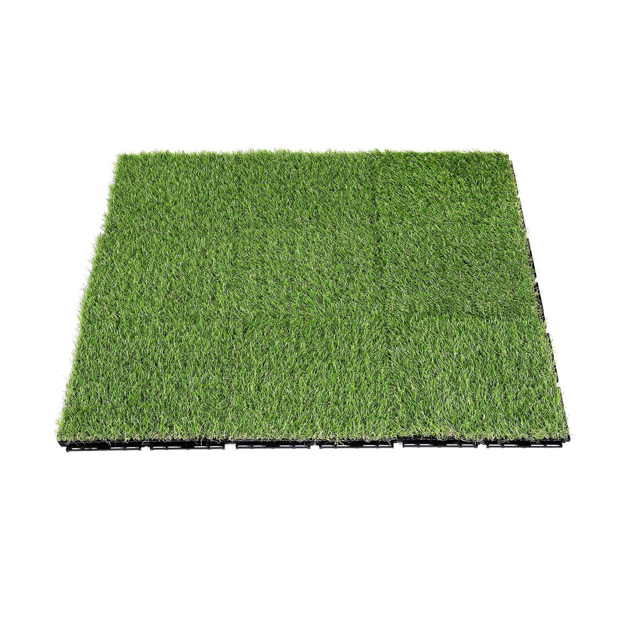 Artificial Grass Turf Tiles Interlocking Mat for Balcony and Pets 9 Pack - Home & Garden > Artificial Plants > Artificial Grass - Rivercity House & Home Co. (ABN 18 642 972 209) - Affordable Modern Furniture Australia