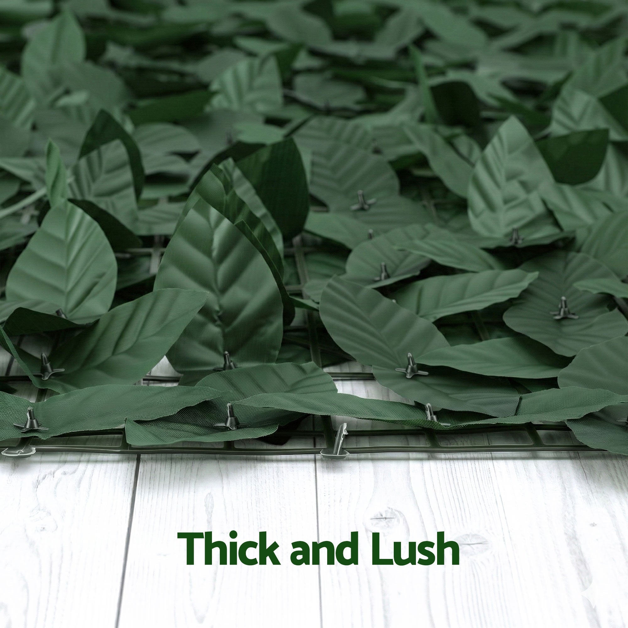 Artificial Ivy Privacy Fence Screen 100x600cm Interlocking Panels for Balcony Patio Garden - Green - Home & Garden > Artificial Plants > Artificial Wall Plants - Rivercity House & Home Co. (ABN 18 642 972 209) - Affordable Modern Furniture Australia