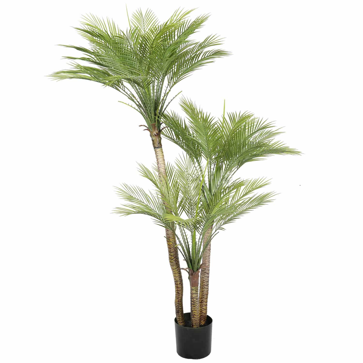 Artificial Parlour Palm Tree 180cm Multi Trunk UV Resistant - Home & Garden > Artificial Plants > Artificial Trees - Rivercity House & Home Co. (ABN 18 642 972 209) - Affordable Modern Furniture Australia
