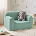 Artiss 1-Seater Kids Sofa with Carry Handle - Mint Green