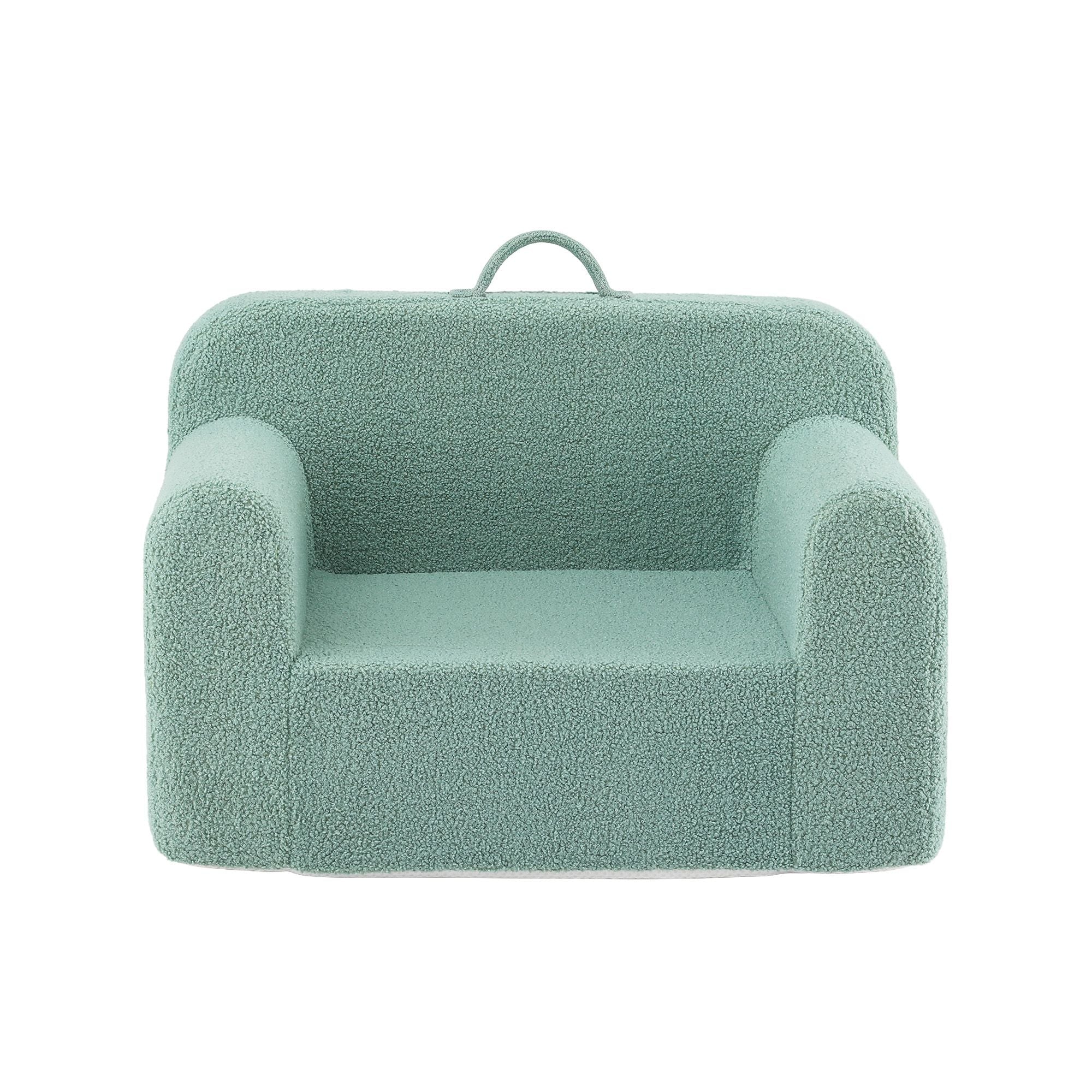 Artiss 1-Seater Kids Sofa with Carry Handle - Mint Green - Furniture > Sofas > Sofas & Sofa Beds - Rivercity House & Home Co. (ABN 18 642 972 209) - Affordable Modern Furniture Australia