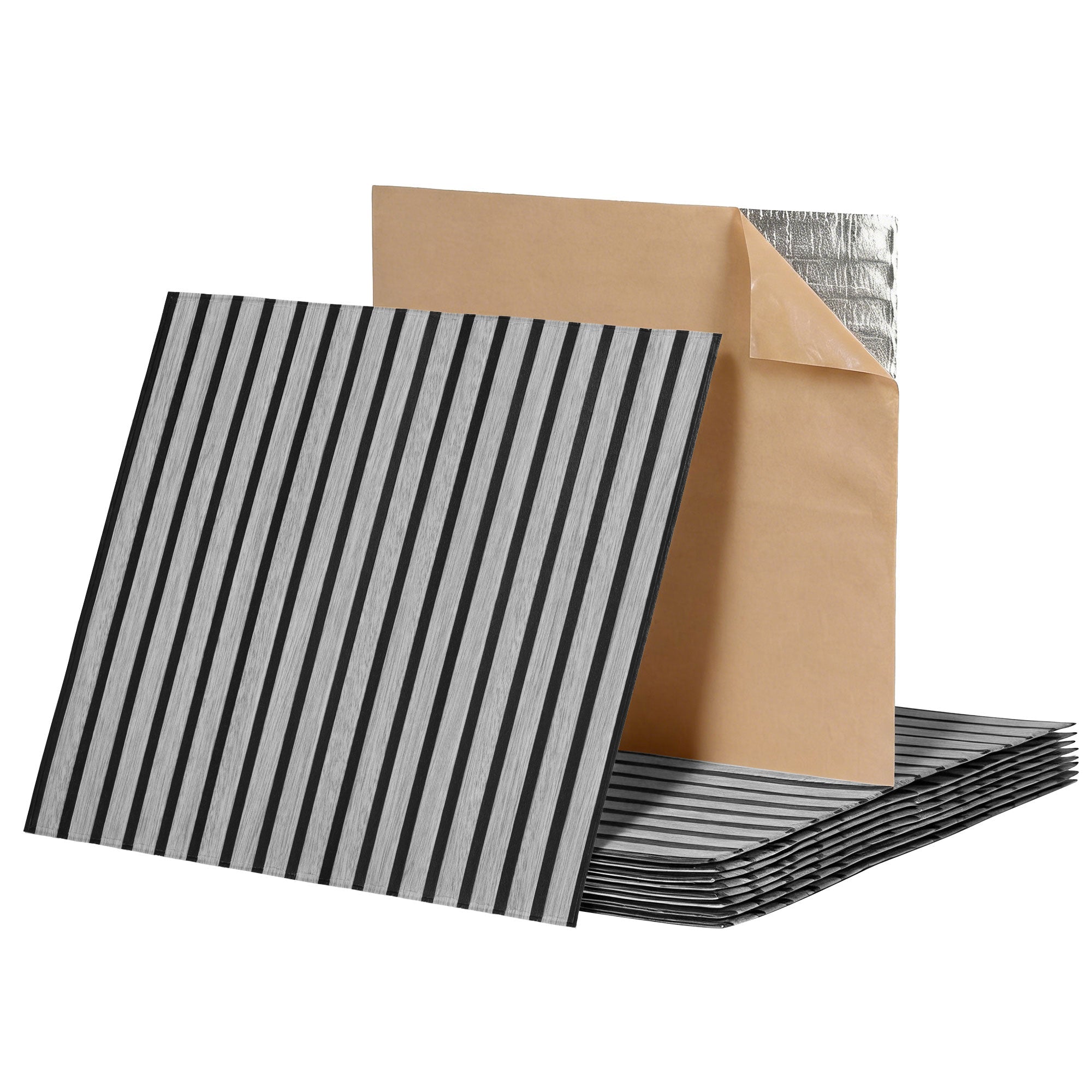 Artiss 10PCS Peel and Stick Wall Panels Tiles 68X68CM Self Adhesive for Home Office Studio Grey - Home & Garden > Decor > Wallpaper - Rivercity House & Home Co. (ABN 18 642 972 209) - Affordable Modern Furniture Australia