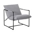 Armchair Lounge Chair Sling Grey