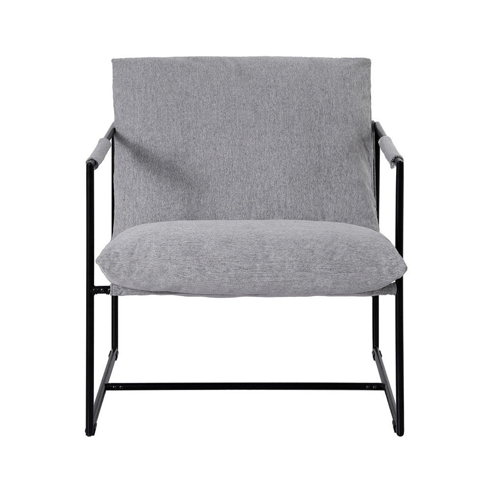 Artiss Armchair Lounge Chair Sling Grey - Furniture > Bar Stools & Chairs > Arm Chairs & Recliners - Rivercity House & Home Co. (ABN 18 642 972 209) - Affordable Modern Furniture Australia