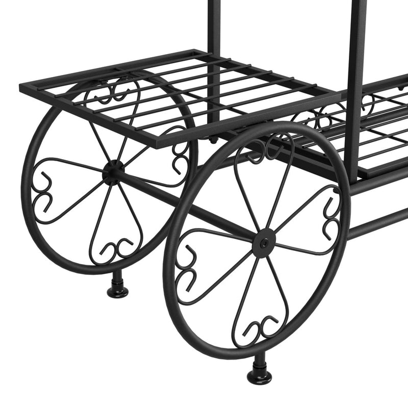 Artiss Plant Stand 6 Tier Iron 4 Wheeler - Furniture > Living Room - Rivercity House & Home Co. (ABN 18 642 972 209) - Affordable Modern Furniture Australia