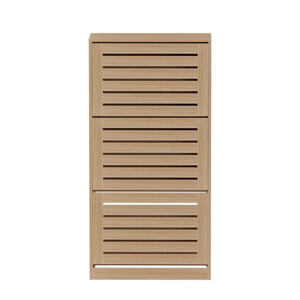 Artiss Shoe Cabinet Storage Drawer 45 Pairs Pine - Furniture > Living Room > Shoe Storage - Rivercity House & Home Co. (ABN 18 642 972 209) - Affordable Modern Furniture Australia