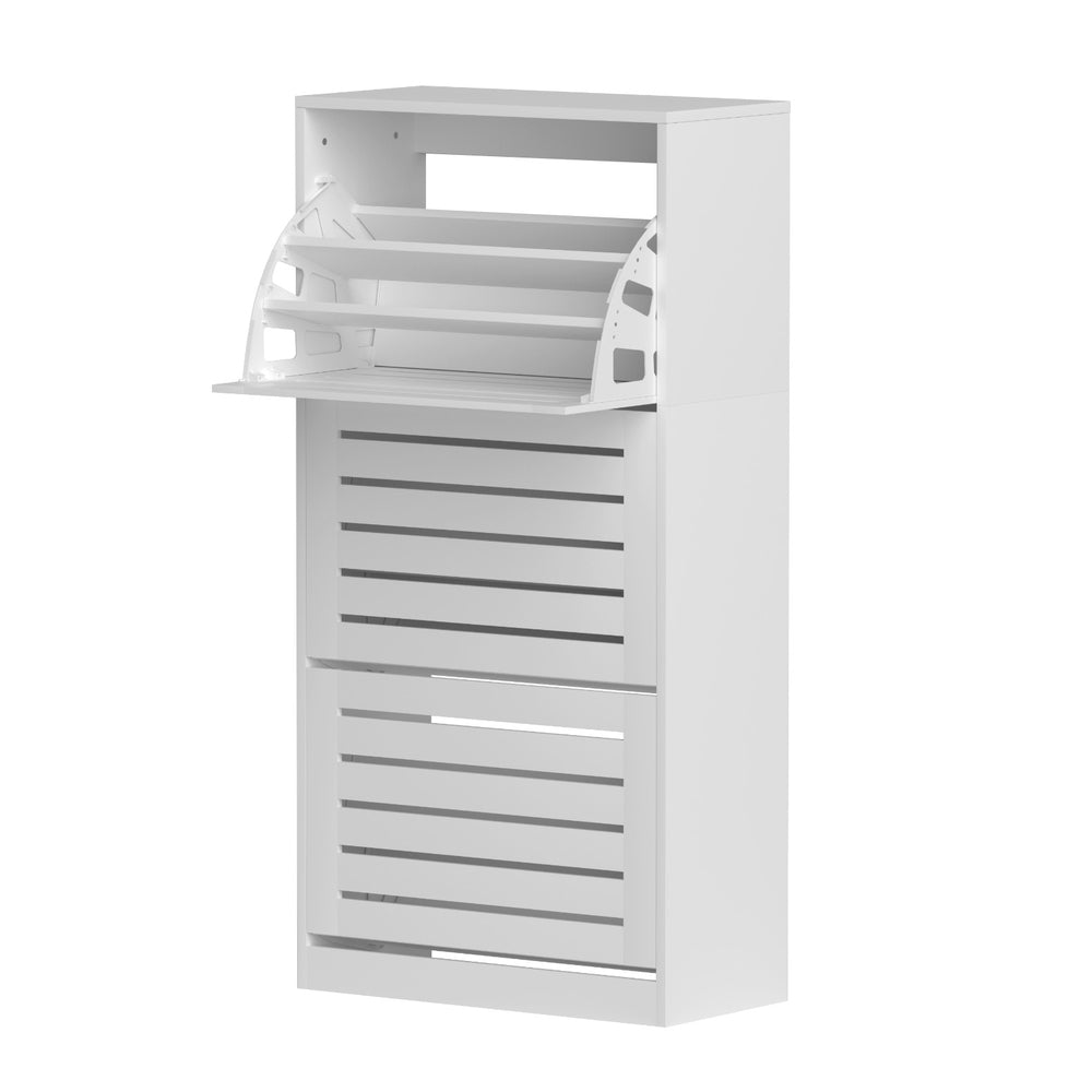 Artiss Shoe Cabinet Storage Drawer 45 Pairs White - Furniture > Living Room > Shoe Storage - Rivercity House & Home Co. (ABN 18 642 972 209) - Affordable Modern Furniture Australia