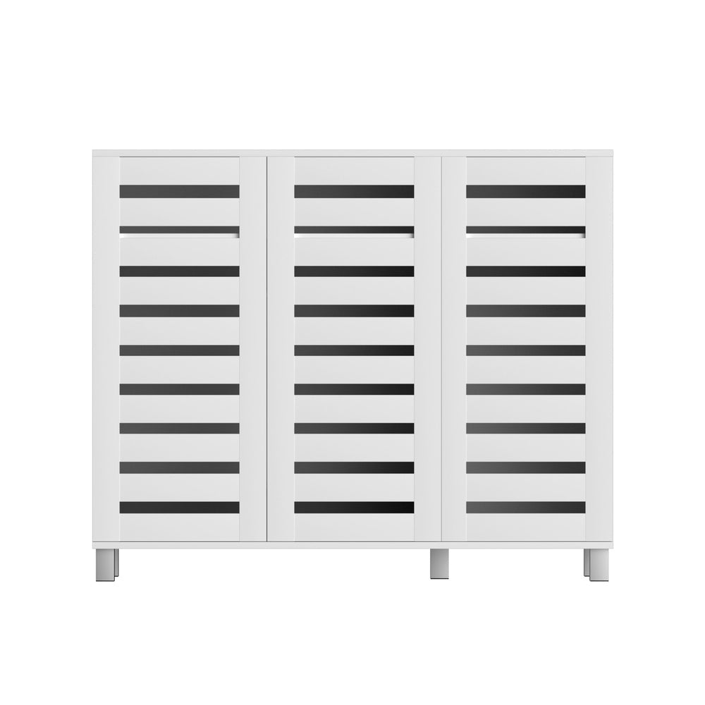 Artiss Shoe Rack Cabinet 30 Pairs Adjustable Shelf White - Furniture > Living Room > Shoe Storage - Rivercity House & Home Co. (ABN 18 642 972 209) - Affordable Modern Furniture Australia