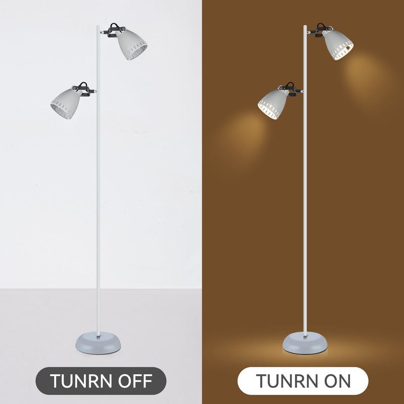 Audrey Floor Lamp - White - Home & Garden > Lighting - Rivercity House & Home Co. (ABN 18 642 972 209) - Affordable Modern Furniture Australia