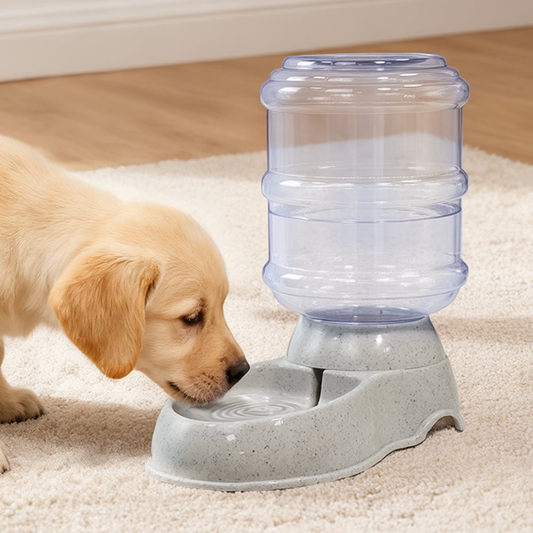Automatic 3.5L Pet Feeder and Water Dispenser - Grey - Rivercity House & Home Co. (ABN 18 642 972 209) - Affordable Modern Furniture Australia