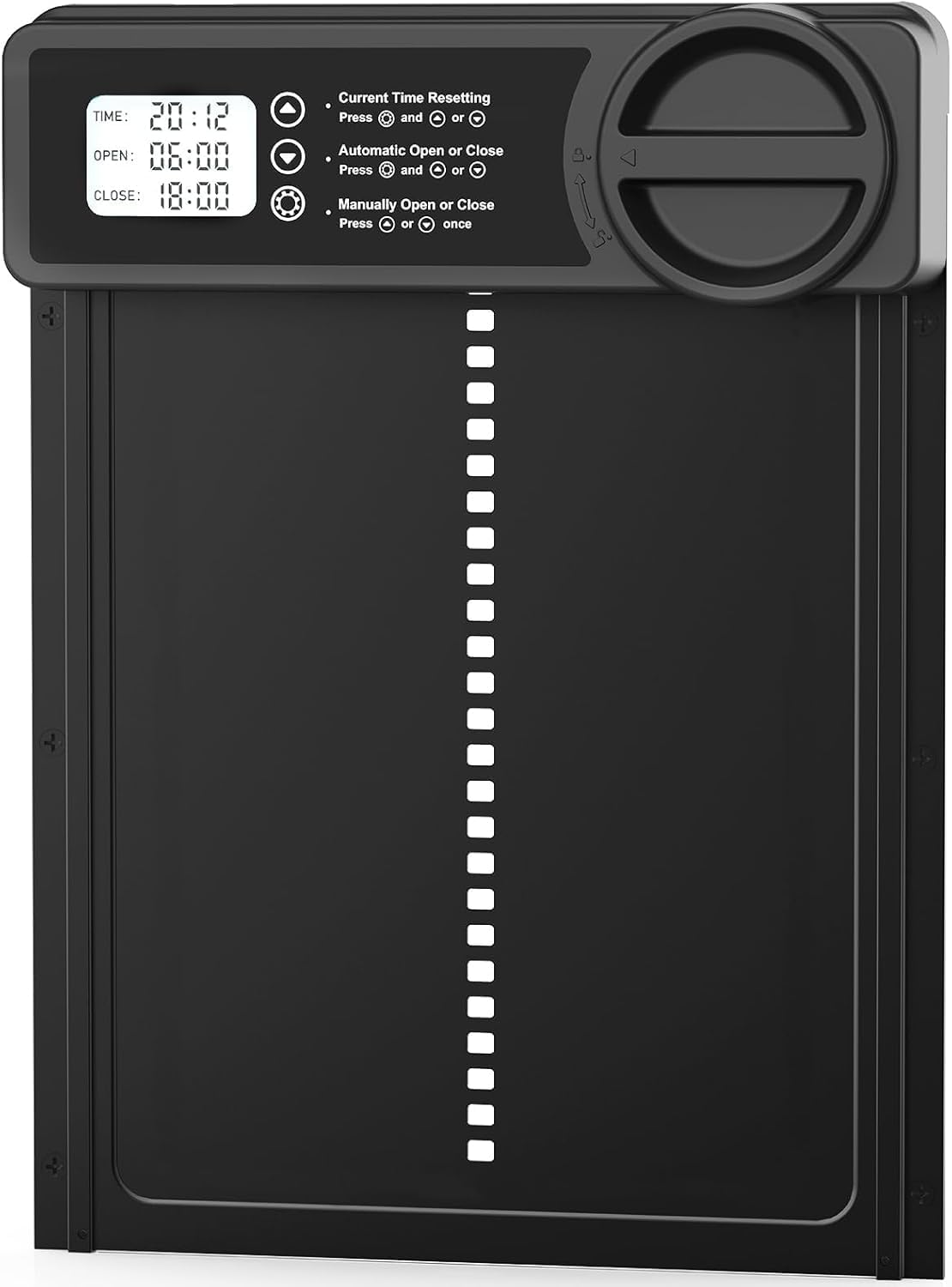 Automatic Chicken Coop Door Opener with Timer, Anti - Pinch, LCD Display & Battery Powered - Aluminum - Home & Garden > Gate Openers > Fence & Gate Accessories - Rivercity House & Home Co. (ABN 18 642 972 209) - Affordable Modern Furniture Australia