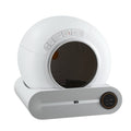 Automatic Large 9L Cat Litter Box with Self-Cleaning and App Control - White