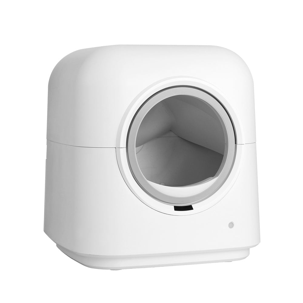 Automatic Large Cat Litter Box Self-Cleaning with Smart App Control - White - Pet Care > Cat Supplies > Cat Litter - Rivercity House & Home Co. (ABN 18 642 972 209) - Affordable Modern Furniture Australia