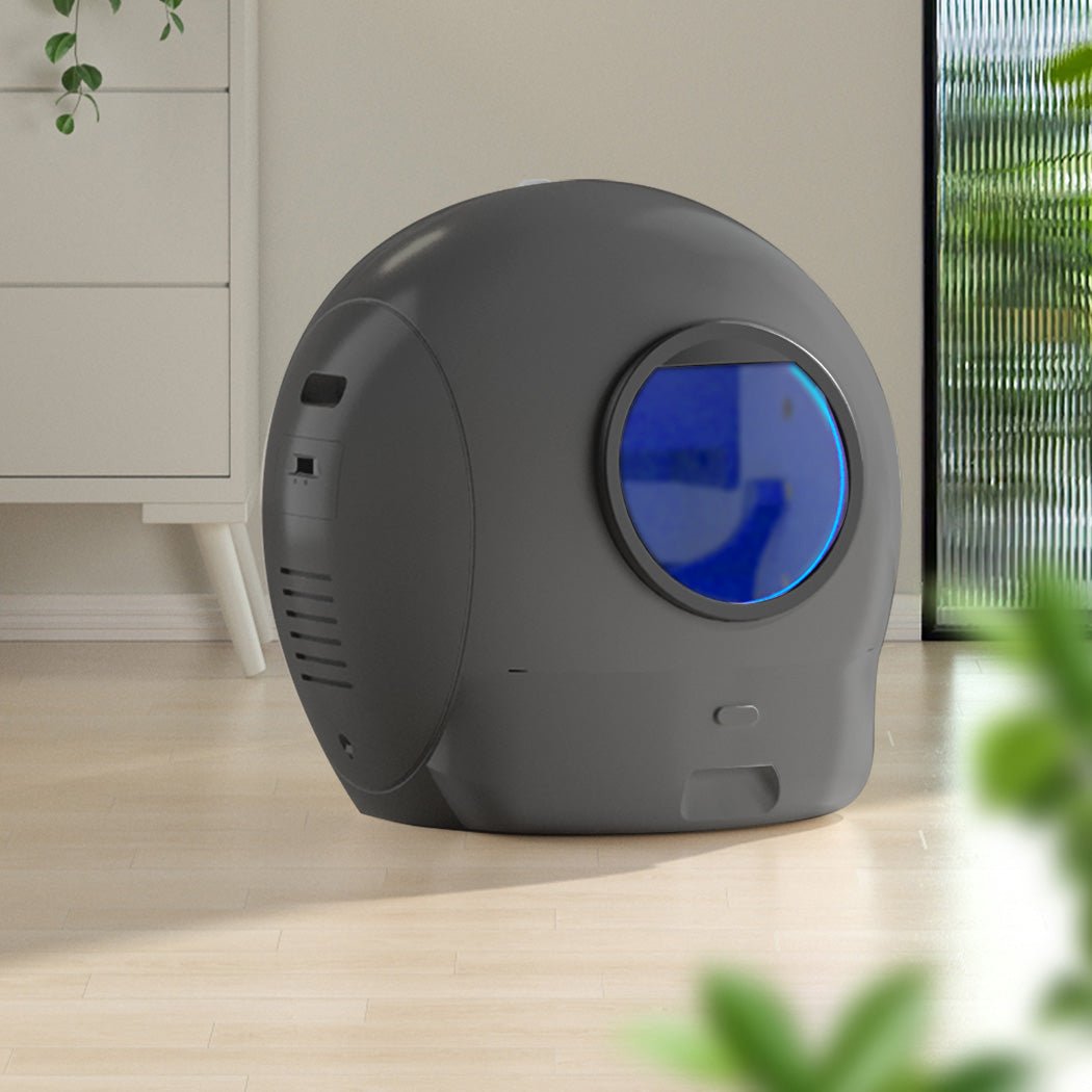 Automatic Large Self - Cleaning Cat Litter Box with App Control - Grey - Rivercity House & Home Co. (ABN 18 642 972 209) - Affordable Modern Furniture Australia