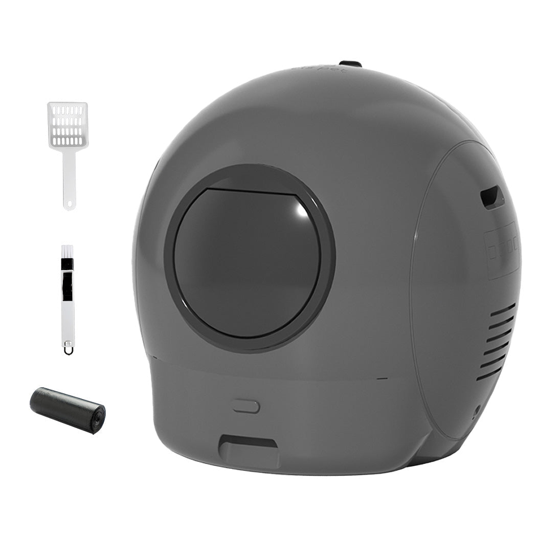 Automatic Large Self - Cleaning Cat Litter Box with App Control - Grey - Rivercity House & Home Co. (ABN 18 642 972 209) - Affordable Modern Furniture Australia
