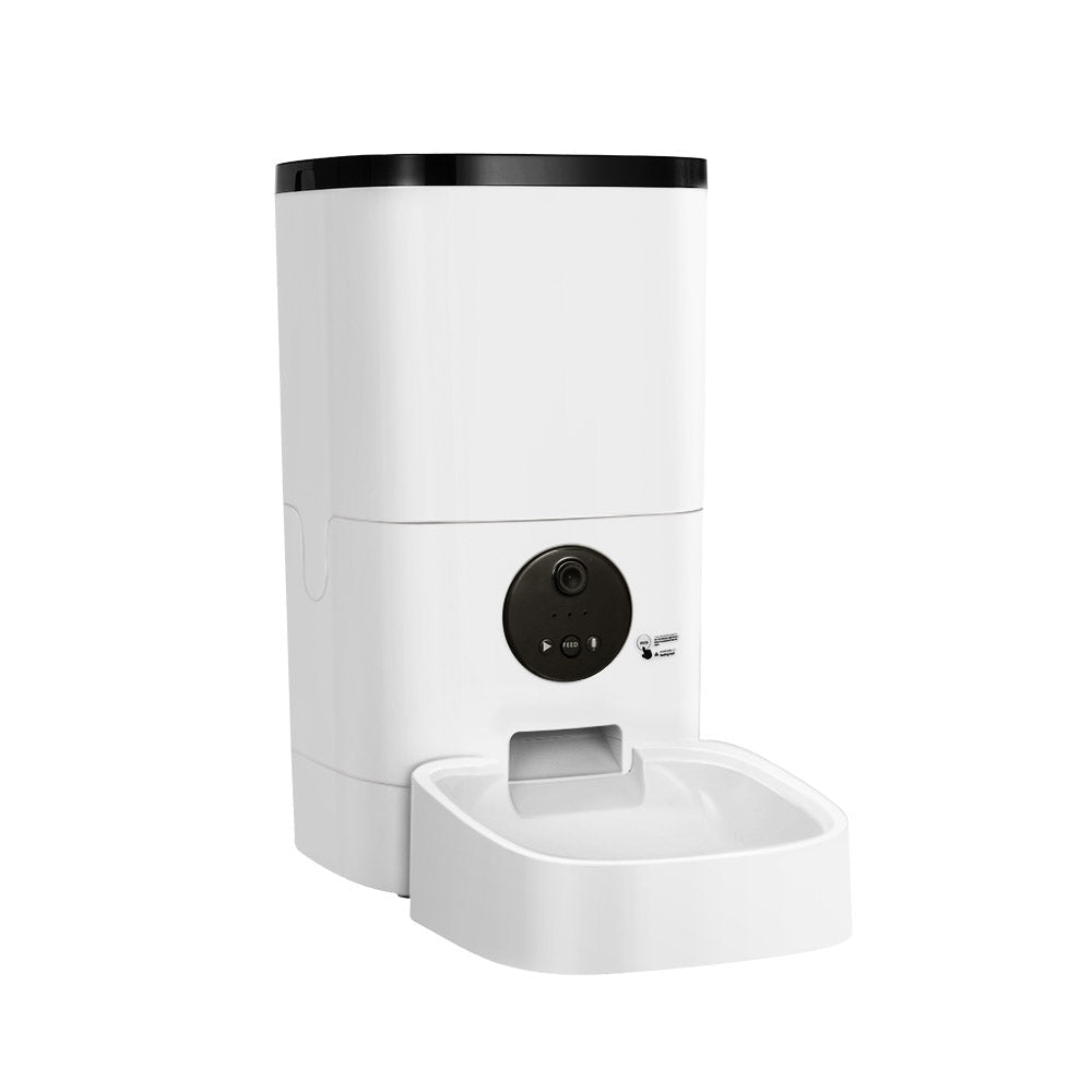 Automatic Pet Feeder 6L Wifi Camera Dog Cat Smart Food Dispenser Timer - Pet Care > Dog Supplies > Dog Bowls, Feeders & Waterers - Rivercity House & Home Co. (ABN 18 642 972 209) - Affordable Modern Furniture Australia