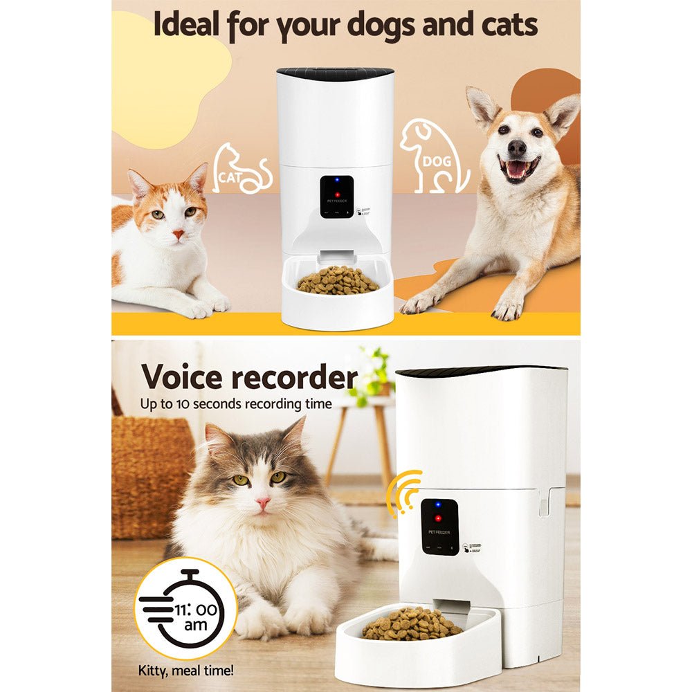 Automatic Pet Feeder 9L Wifi Auto Dog Cat Feeder Smart Food Dispenser Timer - Pet Care > Dog Supplies > Dog Bowls, Feeders & Waterers - Rivercity House & Home Co. (ABN 18 642 972 209) - Affordable Modern Furniture Australia