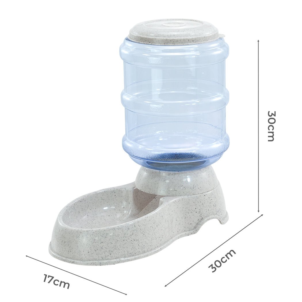 Automatic Pet Feeder and Water Dispenser 3.5L - Grey - Rivercity House & Home Co. (ABN 18 642 972 209) - Affordable Modern Furniture Australia