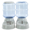 Automatic Pet Feeder and Water Dispenser Set 3.5L - White