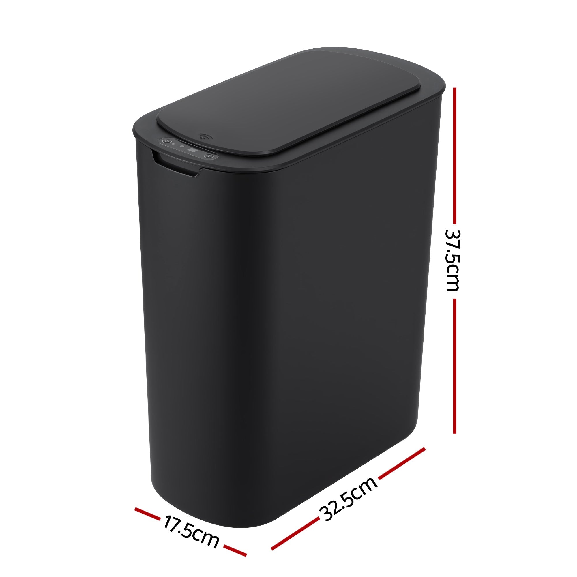 Automatic Trash Bin with Lid 25L Motion Sensor Kitchen Bin Touchless Garbage Can Plastic Slim Rubbish Bin with Liner Holder for Kitchen, Home, Office, Black - Home & Garden > Kitchen Bins > Automatic Bins - Rivercity House & Home Co. (ABN 18 642 972 209) - Affordable Modern Furniture Australia