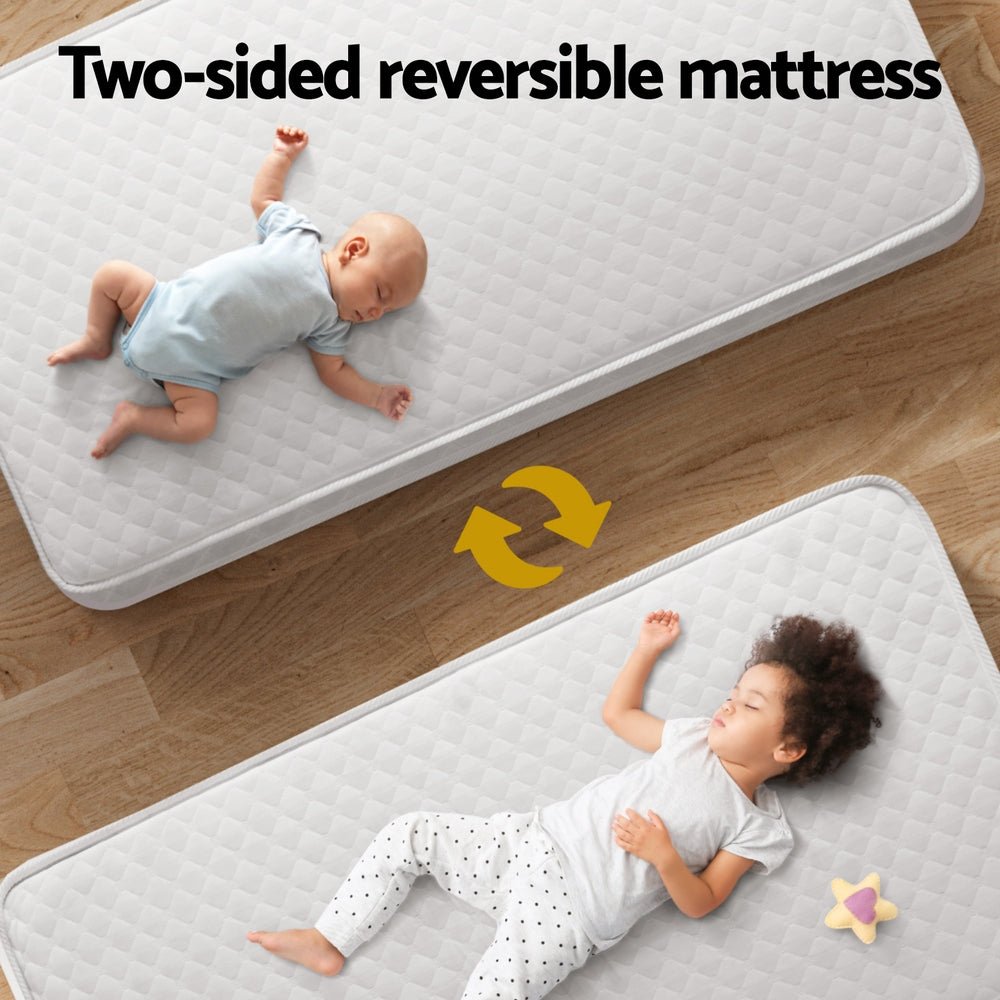 Baby Cot Mattress Spring Foam - Furniture > Mattresses - Rivercity House & Home Co. (ABN 18 642 972 209) - Affordable Modern Furniture Australia