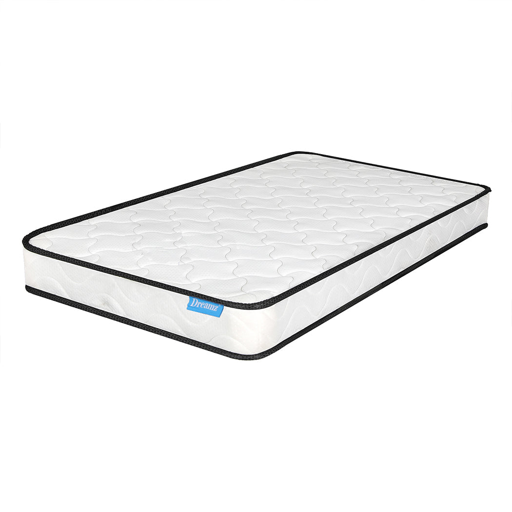 Baby Cot Spring Mattress Firm 70x130cm - White - Rivercity House & Home Co. (ABN 18 642 972 209) - Affordable Modern Furniture Australia