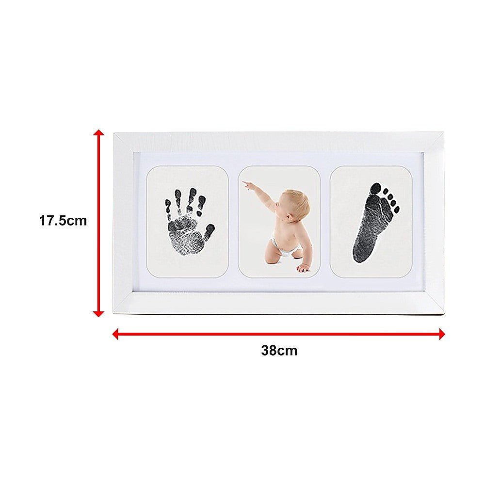 Baby Hand & Footprint Keepsake DIY Photo Frame Kit - White - Home & Garden > Hobbies > Arts & Crafts - Rivercity House & Home Co. (ABN 18 642 972 209) - Affordable Modern Furniture Australia