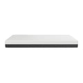 Baby Kids Gel Memory Foam Mattress with Reversible Firmness - White/Black