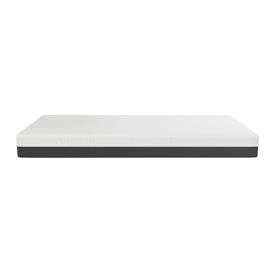 Baby Kids Gel Memory Foam Mattress with Reversible Firmness - White/Black - Rivercity House & Home Co. (ABN 18 642 972 209) - Affordable Modern Furniture Australia