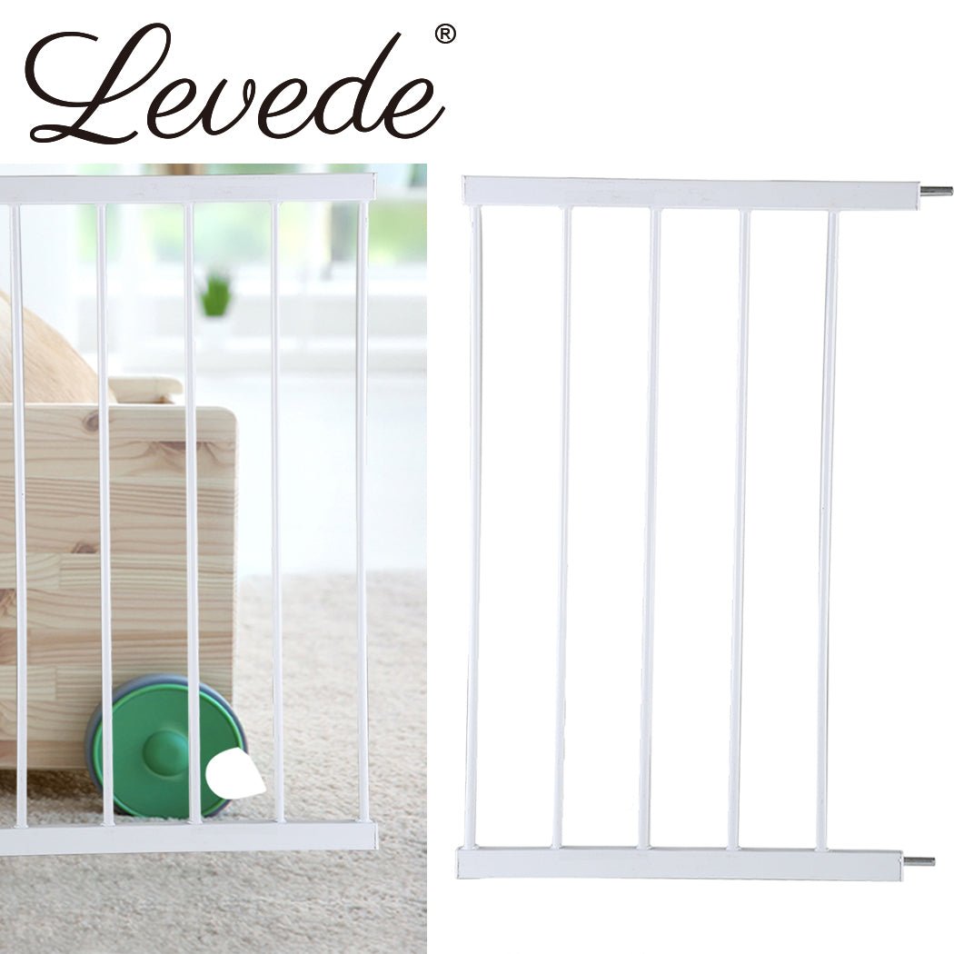 Baby Safety Gate 45cm Adjustable Extension Panel - White - Rivercity House & Home Co. (ABN 18 642 972 209) - Affordable Modern Furniture Australia