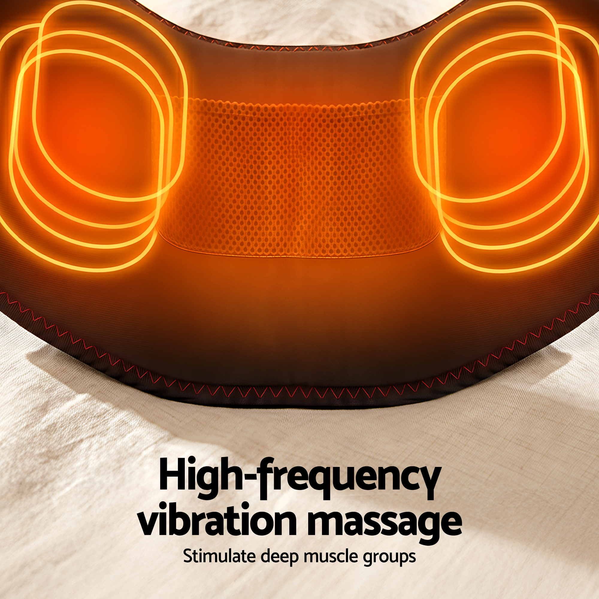 Back Massager for Sciatica Relief, Airbag Traction and Heat Lumbar Support Belt, 124cm - Health & Beauty > Massage & Relaxation > Massagers - Rivercity House & Home Co. (ABN 18 642 972 209) - Affordable Modern Furniture Australia