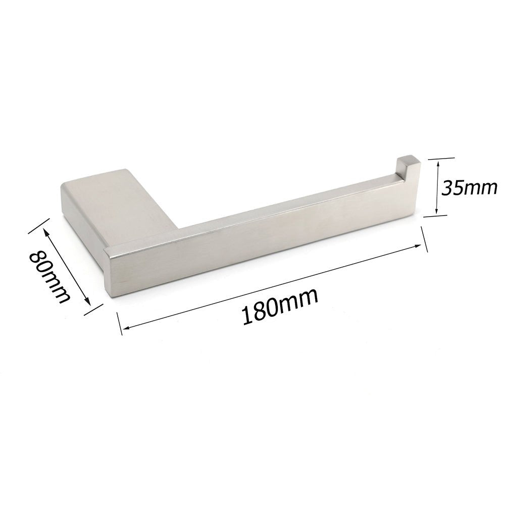 Bahtroom Accessory Brushed Nickel Toilet Paper Roll Tissue Roll Holder Rack Hook - Home & Garden > Bathroom Accessories > Shower Accessories - Rivercity House & Home Co. (ABN 18 642 972 209) - Affordable Modern Furniture Australia