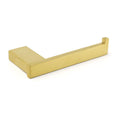 Bathroom Wall Mounted Toilet Paper Roll Holder Rack - Brushed Gold