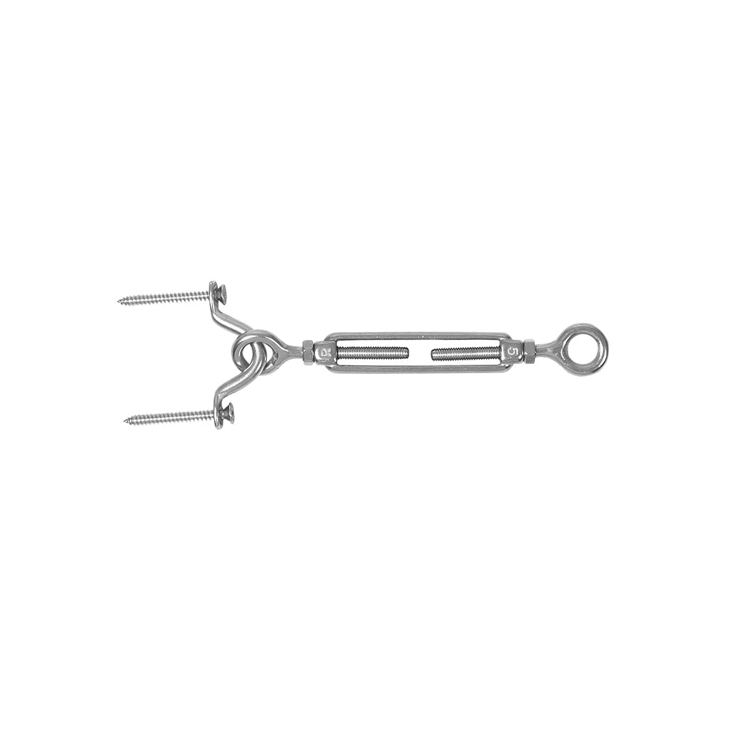 Balustrade Wire Rope Kit for 3.2mm Wire with Turnbuckles and Thimbles - Silver - Rivercity House & Home Co. (ABN 18 642 972 209) - Affordable Modern Furniture Australia