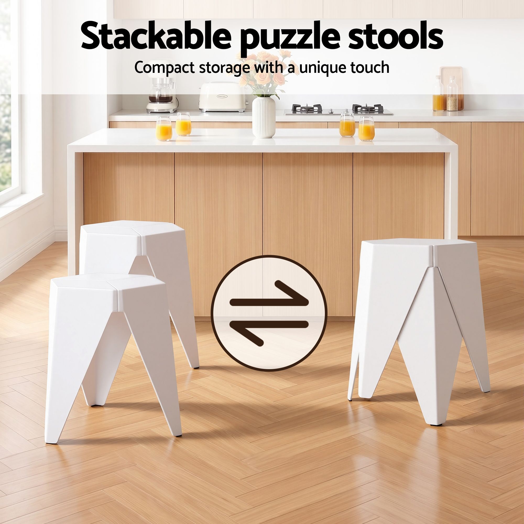 Bar Stools and Table Set 3PCS Dining Desk Kitchen Chairs Cafe Pub White - Furniture > Bar Stools & Chairs > Table & Bar Stools - Rivercity House & Home Co. (ABN 18 642 972 209) - Affordable Modern Furniture Australia