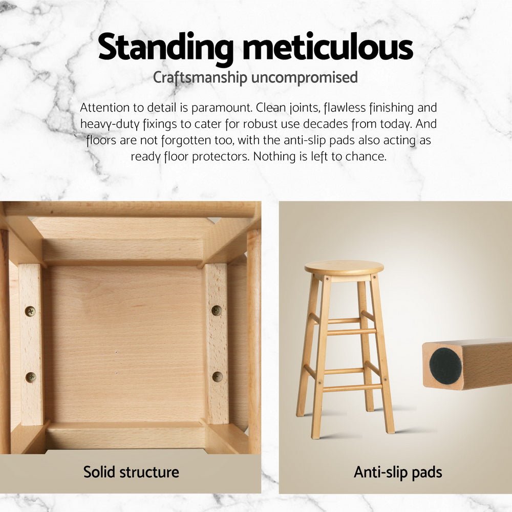 Bar Table and Stools Set Dining Desk Kitchen Chairs Cafe Pub - Furniture > Bar Stools & Chairs > Table & Bar Stools - Rivercity House & Home Co. (ABN 18 642 972 209) - Affordable Modern Furniture Australia