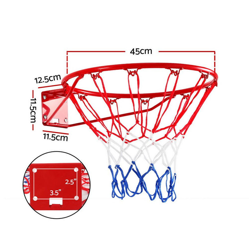 Basketball Ring Hoop Rim Goal Net 45CM - Sports & Fitness > Basketball & Accessories - Rivercity House & Home Co. (ABN 18 642 972 209) - Affordable Modern Furniture Australia