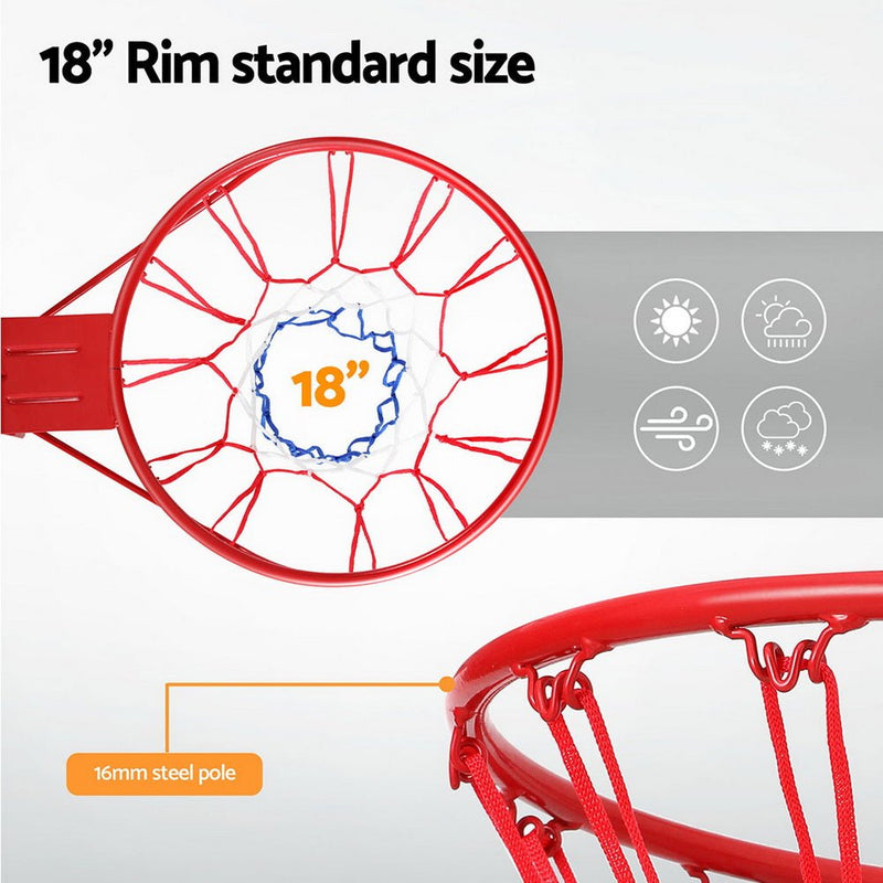 Basketball Ring Hoop Rim Goal Net 45CM - Sports & Fitness > Basketball & Accessories - Rivercity House & Home Co. (ABN 18 642 972 209) - Affordable Modern Furniture Australia