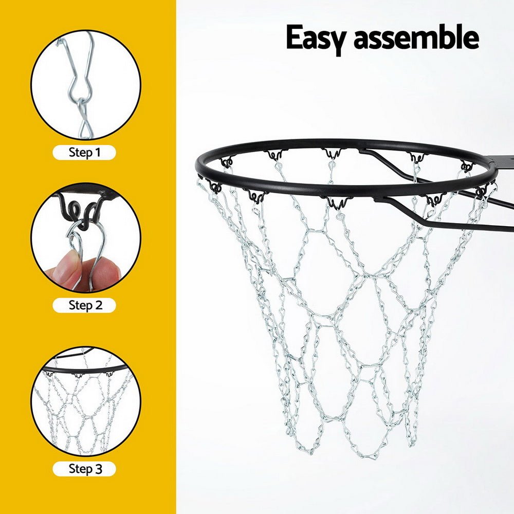 Basketball Ring Metal Braided Chain Net 12 Loop - Sports & Fitness > Basketball & Accessories - Rivercity House & Home Co. (ABN 18 642 972 209) - Affordable Modern Furniture Australia