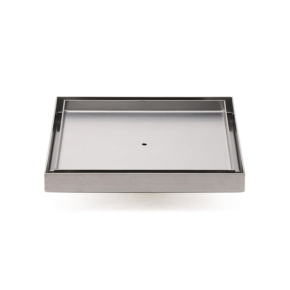 Bathroom 200x200mm Big Square Tile Insert Floor Drain Shower Grate 50mm Waste - Furniture > Bathroom > Shower Heads & Screens - Rivercity House & Home Co. (ABN 18 642 972 209) - Affordable Modern Furniture Australia