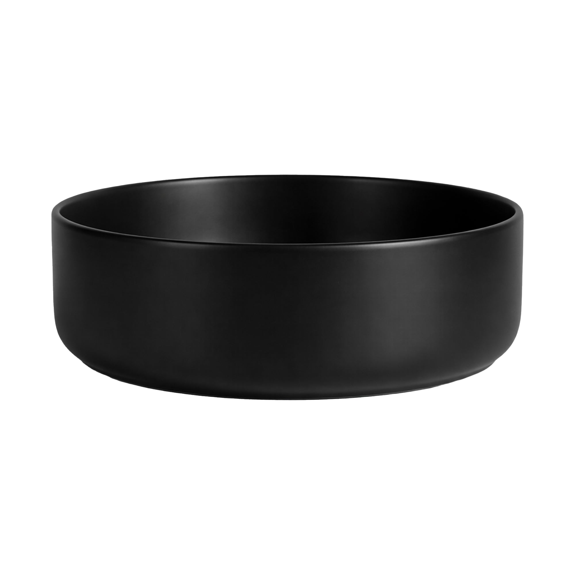 Bathroom Basin Ceramic Vanity Sink Vessel Bowl Wash Matte Black Round Countertop - Furniture > Bathroom > Sinks - Rivercity House & Home Co. (ABN 18 642 972 209) - Affordable Modern Furniture Australia