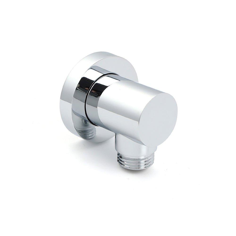 Bathroom Component Brass Chrome Flexible Shower Elbow Connector Water Inlet 1/2" End - Furniture > Bathroom > Shower Heads & Screens - Rivercity House & Home Co. (ABN 18 642 972 209) - Affordable Modern Furniture Australia