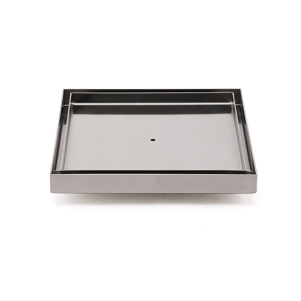 Bathroom Large Square 200x200mm Tile Insert Floor Drain Shower Grate 80mm Waste - Furniture > Bathroom > Shower Heads & Screens - Rivercity House & Home Co. (ABN 18 642 972 209) - Affordable Modern Furniture Australia