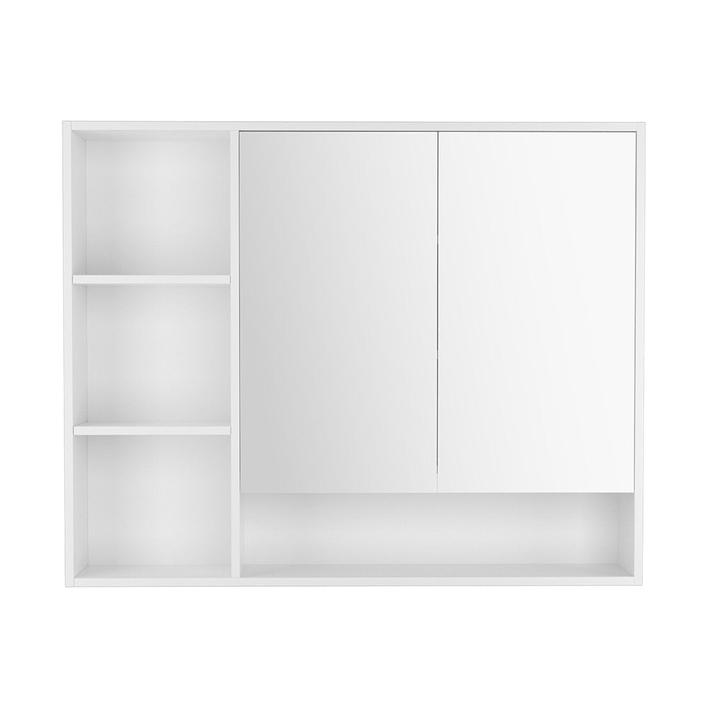 Bathroom Mirror Cabinet 100CM Vanity Medicine Wall Mounted Storage White - Furniture > Bathroom > Bathroom Cabinets, Cupboards & Storage - Rivercity House & Home Co. (ABN 18 642 972 209) - Affordable Modern Furniture Australia
